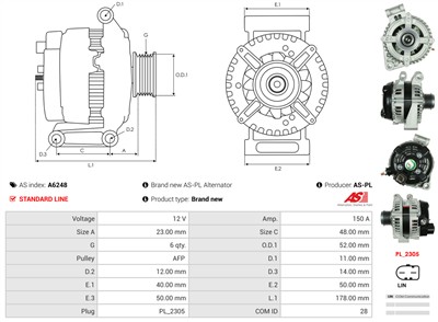 AS-PL A6248 EAN: 5902129006312.