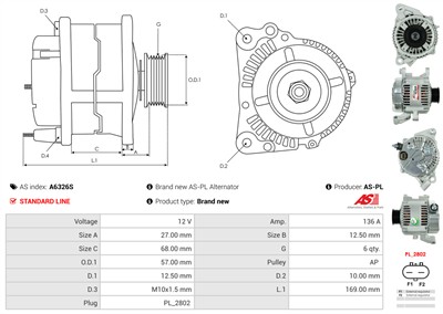 AS-PL A6326S EAN: 5902129049159.