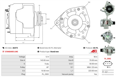AS-PL A6373 EAN: 5902129028390.