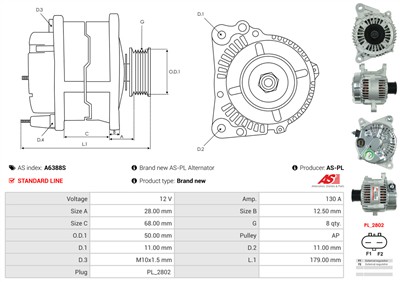 AS-PL A6388S EAN: 5902129046080.