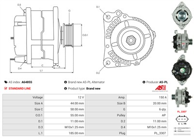 AS-PL A6485S EAN: 5902129079996.