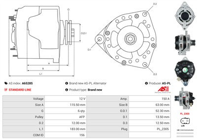 AS-PL A6528S EAN: 5902129098249.