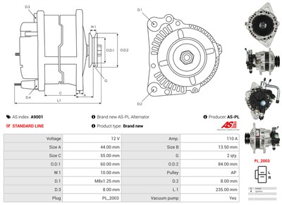 AS-PL A9001 EAN: 5901259406528.