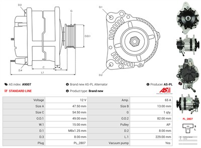 AS-PL A9007 EAN: 5901259406610.