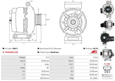 AS-PL A9011 EAN: 5901259406658.