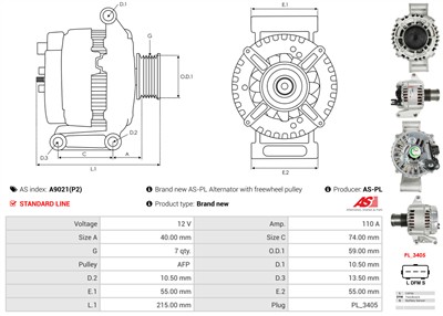 AS-PL A9021(P2) EAN: 5901259497663.
