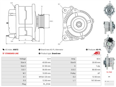 AS-PL A9072 EAN: 5901259477313.