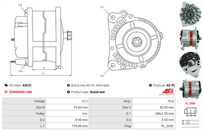 AS-PL A9231 EAN: 5902129037125.