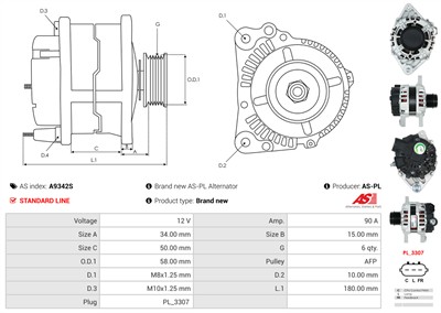 AS-PL A9342S EAN: 5902129140528.