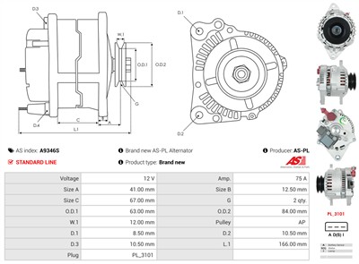 AS-PL A9346S EAN: 5902129145196.