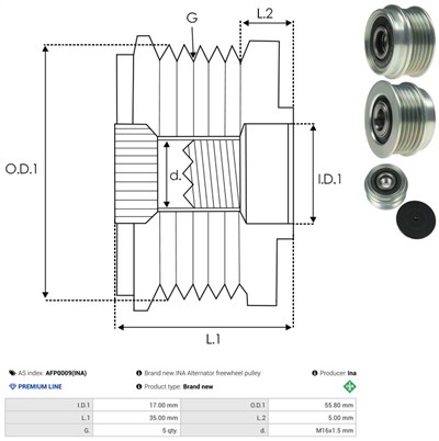 AS-PL AFP0009(INA) EAN: 5901259436730.