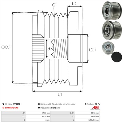 AS-PL AFP0010 EAN: 5901259408621.