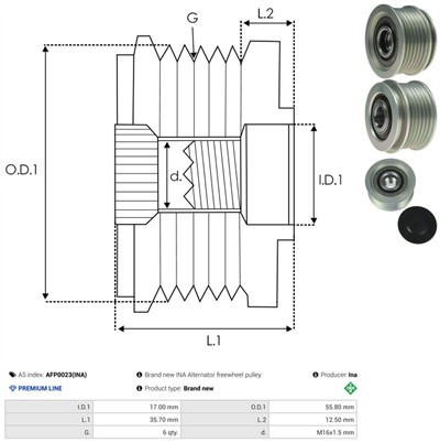 AS-PL AFP0023(INA) EAN: 5901259440683.