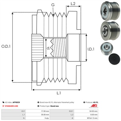 AS-PL AFP0029 EAN: 5901259437331.