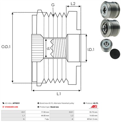 AS-PL AFP0031 EAN: 5901259437355.