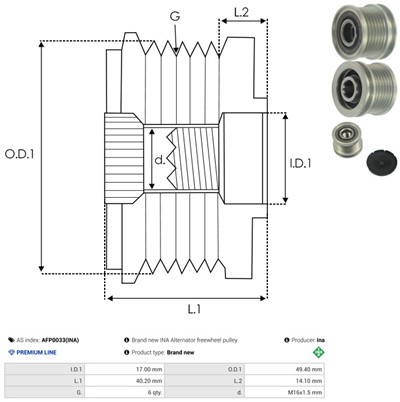 AS-PL AFP0033(INA) EAN: 5901259440843.