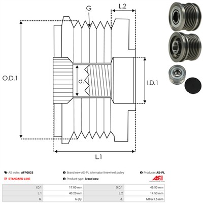 AS-PL AFP0033 EAN: 5901259437379.