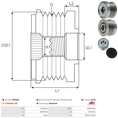 AS-PL AFP0047 EAN: 5901259438932.