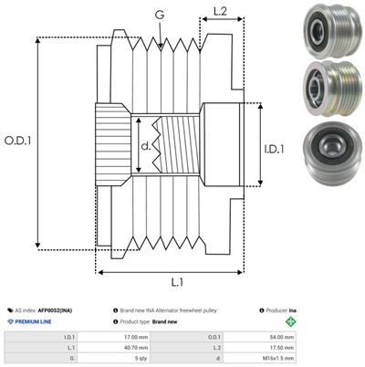 AS-PL AFP0052(INA) EAN: 5901259453560.