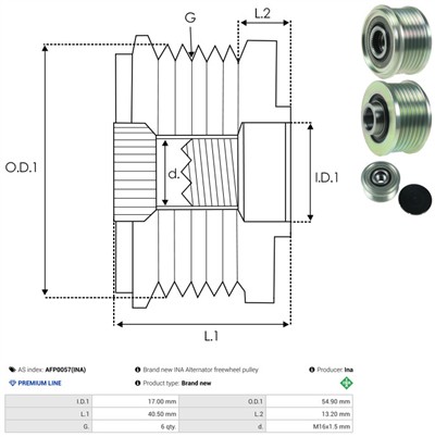 AS-PL AFP0057(INA) EAN: 5902129037736.