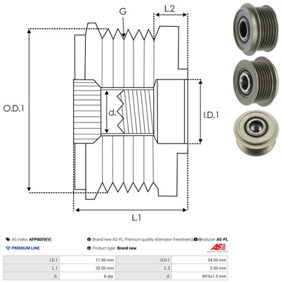 AS-PL AFP0059(V) EAN: 5901259479379.