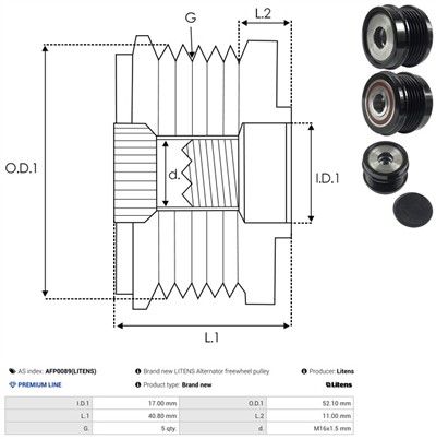 AS-PL AFP0089(LITENS) EAN: 5902129013402.