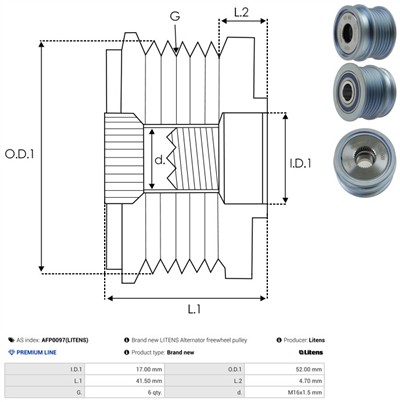 AS-PL AFP0097(LITENS) EAN: 5902129047339.