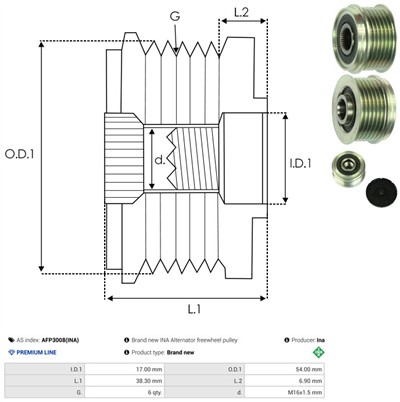 AS-PL AFP3008(INA) EAN: 5901259441659.