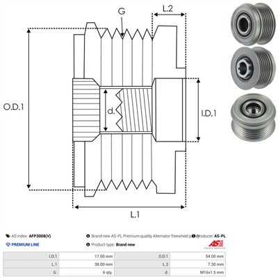 AS-PL AFP3008(V) EAN: 5901259478952.