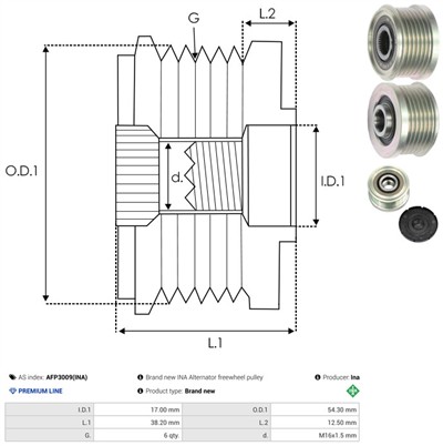 AS-PL AFP3009(INA) EAN: 5901259408966.