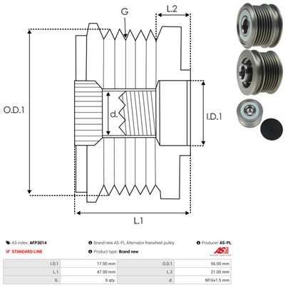 AS-PL AFP3014 EAN: 5901259439373.