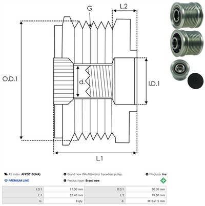 AS-PL AFP3019(INA) EAN: 5902129037439.