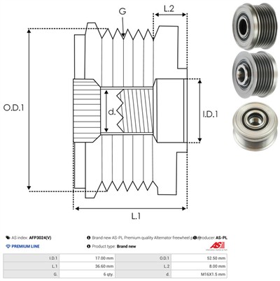 AS-PL AFP3024(V) EAN: 5901259478877.