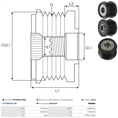 AS-PL AFP3029(LITENS) EAN: 5901259483062.