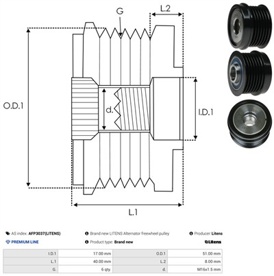 AS-PL AFP3037(LITENS) EAN: 5901259483611.