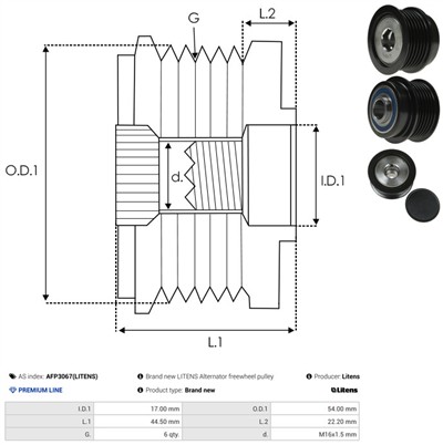 AS-PL AFP3067(LITENS) EAN: 5902129153139.
