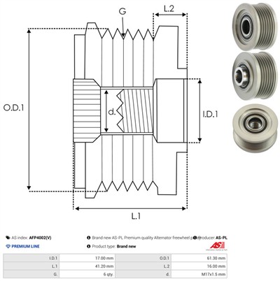 AS-PL AFP4002(V) EAN: 5901259479614.