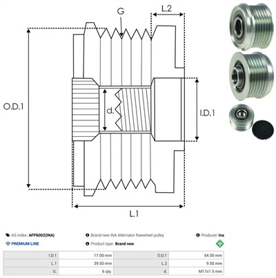 AS-PL AFP6002(INA) EAN: 5902129037842.
