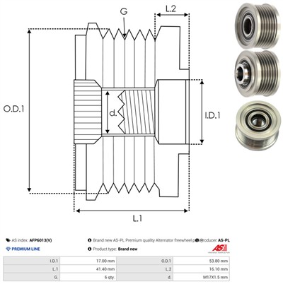 AS-PL AFP6013(V) EAN: 5901259479485.