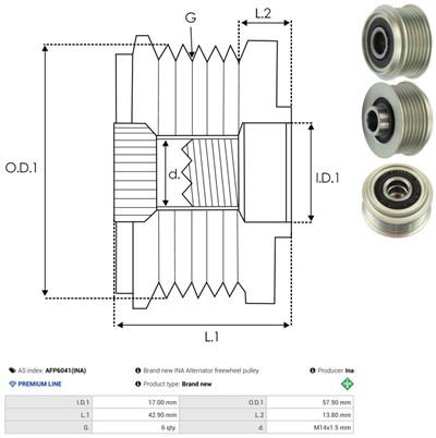 AS-PL AFP6041(INA) EAN: 5901259483451.