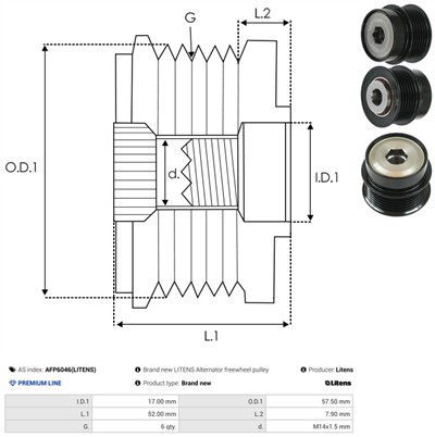 AS-PL AFP6046(LITENS) EAN: 5901259483505.