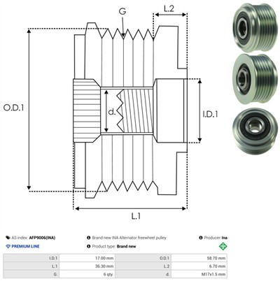AS-PL AFP9006(INA) EAN: 5902129037262.