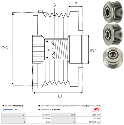 AS-PL AFP9006(V) EAN: 5901259479539.