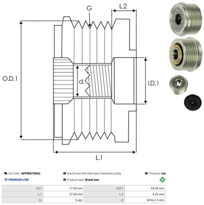AS-PL AFP9007(INA) EAN: 5901259440706.