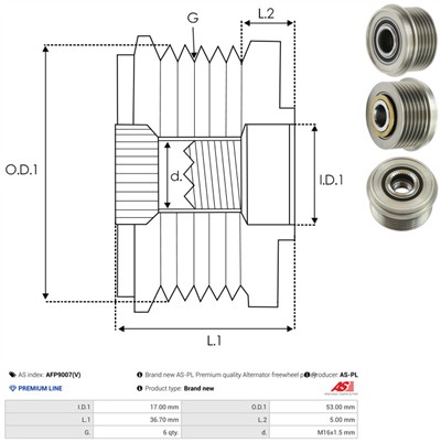 AS-PL AFP9007(V) EAN: 5901259478983.