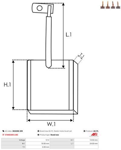 AS-PL BSX208-209 EAN: 5901259444155.