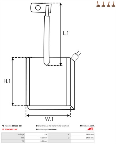 AS-PL BSX220-221 EAN: 5901259444704.