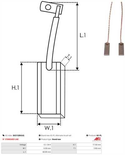 AS-PL BX213(BULK) EAN: 5902129057529.