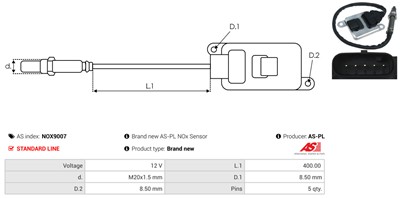 AS-PL NOX9007 EAN: 5902129165910.