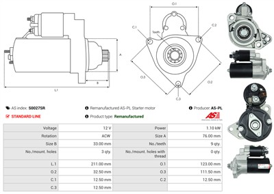 AS-PL S0027SR EAN: 5902129077640.